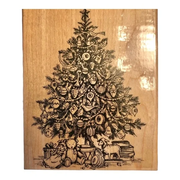 Stampin’ Up “Old Fashioned Christmas” Set of 6 Rubber Stamp Scrapbooking Cards - Picture 2 of 13